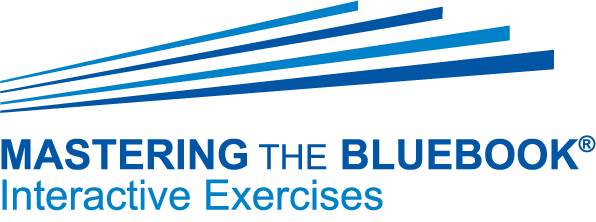 <em>Mastering</em> The Bluebook <em>Interactive Exercises 2025-26 Edition</em> logo